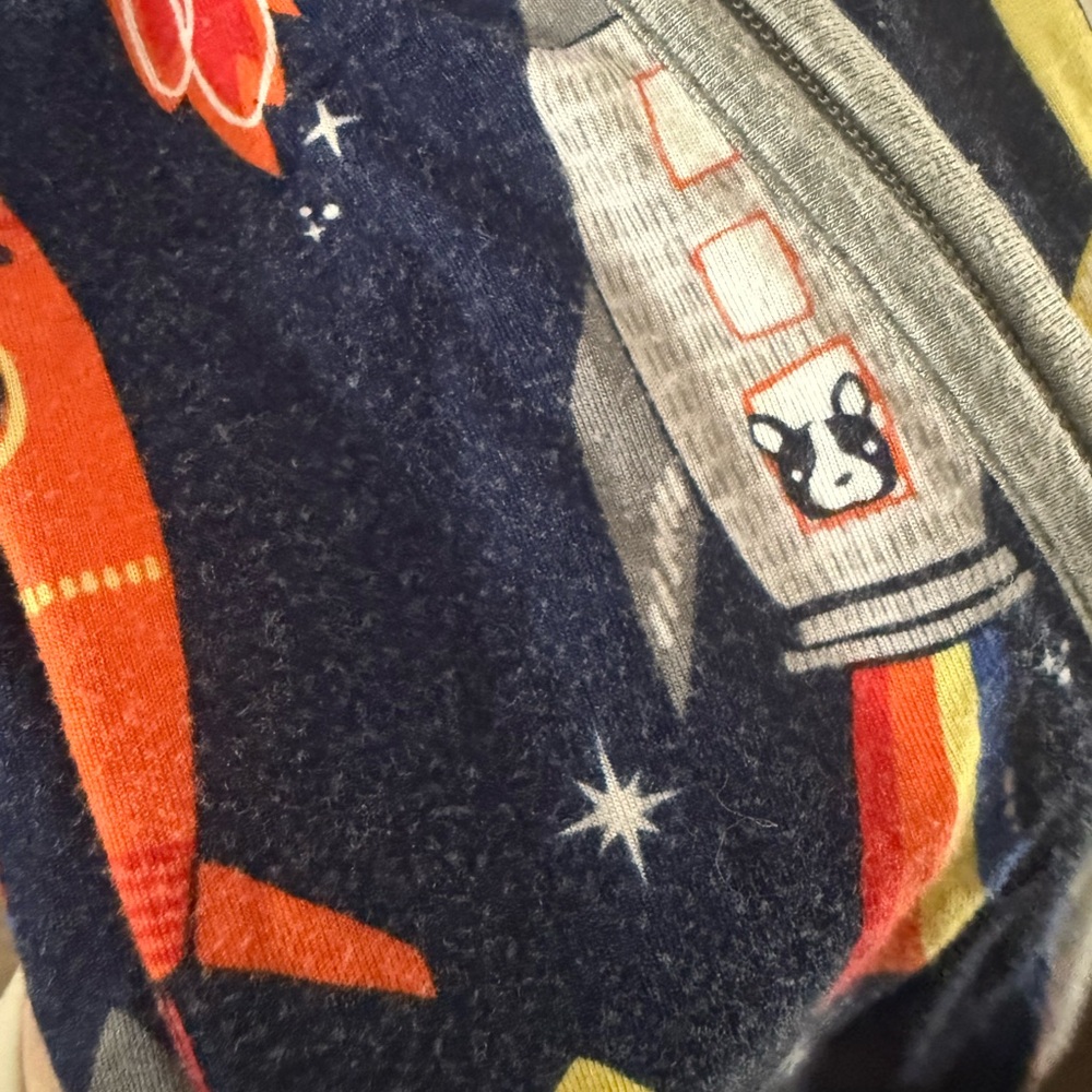 Little Sleepies Space Explorer Shortie Size 6-12 Month - Picture 3 of 4